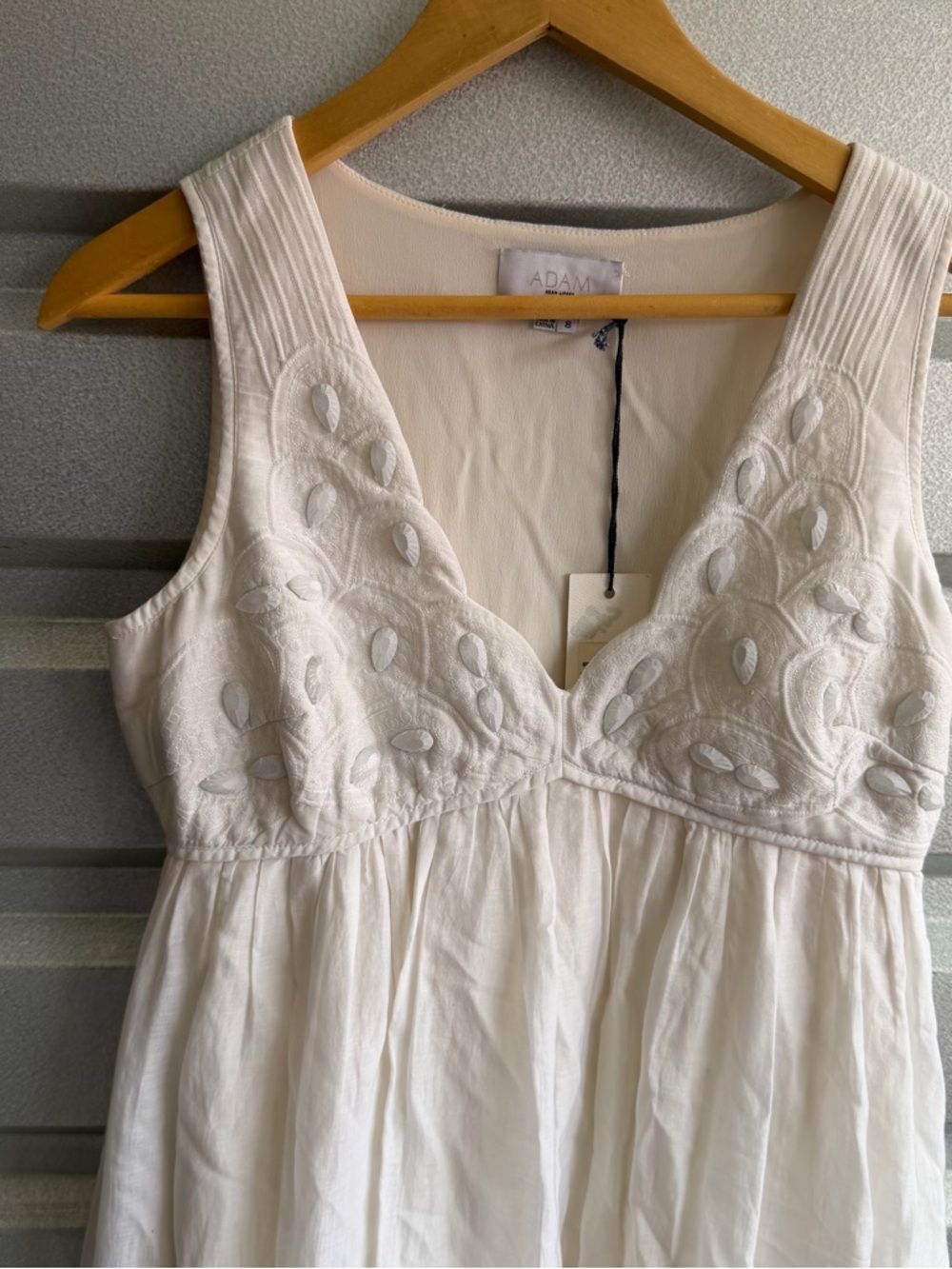 Adam Lippes NWT white maxi dress - Picture 2 of 8